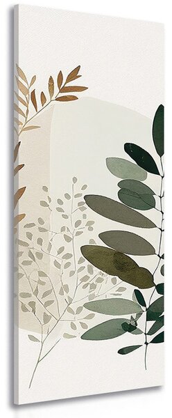 Πίνακας σε καμβά μέρος από φυτά boho