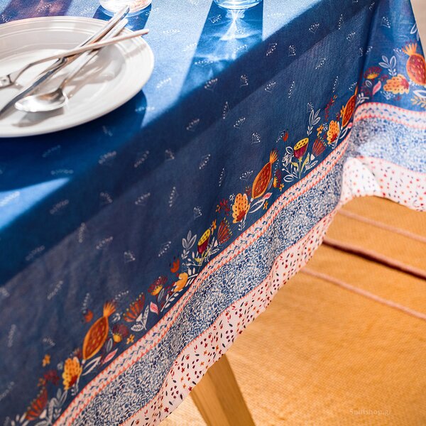 Τραπεζομάντηλο (135x135) Gofis Home Eris Blue Jean 540/09