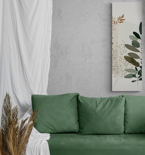 Πίνακας σε καμβά μέρος από φυτά boho