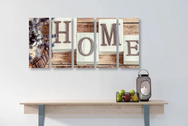 Πεντάπτυχος πίνακας γράμματα Home