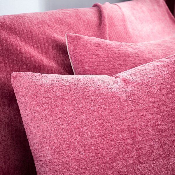 Ριχτάρι Πολυθρόνας Βελουτέ (180x180) Gofis Home Valley Funky Pink 421/23