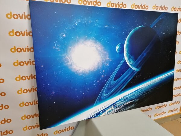 Πίνακας σε καμβά πλανήτης στο διάστημα