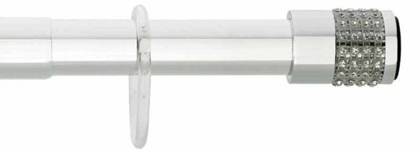 Πτυσσόμενος Βραχίονας Μπάνιου 75-125cm Grekon 1215 Strass White