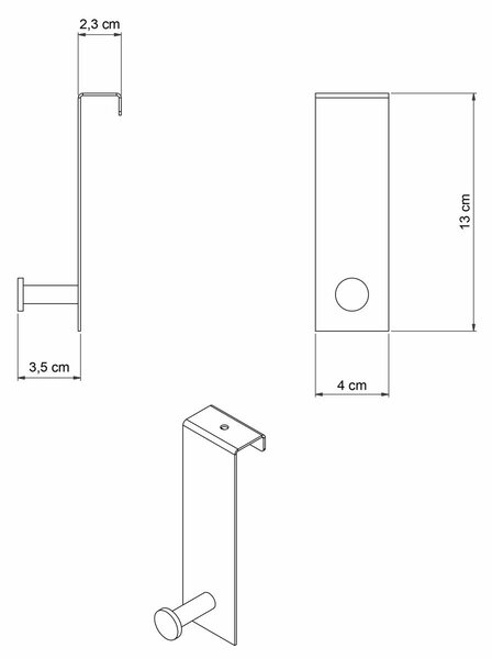 Κρεμαστράκι Πόρτας Grekon 301 Yellow