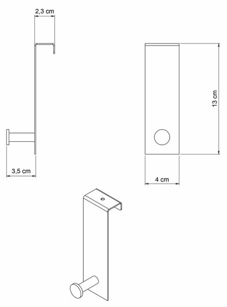 Κρεμαστράκι Πόρτας Grekon 301 Red