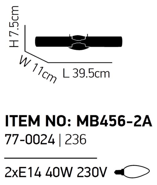Φωτιστικό Μπάνιου Homelighting Korina 77-0024