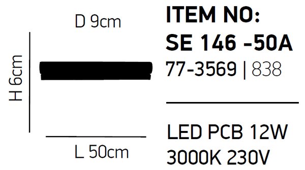 Φωτιστικό Μπάνιου LED Homelighting Reda 77-3569