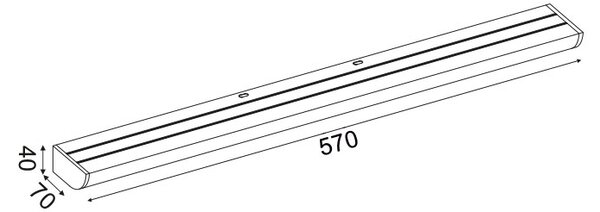 Φωτιστικό Μπάνιου LED Aca Klara PN29LEDW57SR