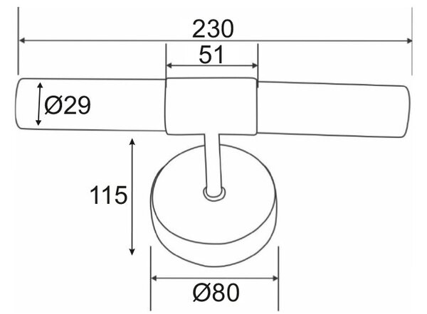 Φωτιστικό Μπάνιου Aca Sueva 401700