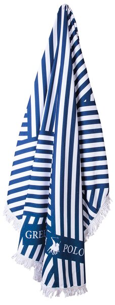 Στρογγυλή Πετσέτα Θαλάσσης Microfiber (Φ150) Greenwich Polo Club 3688 Blue