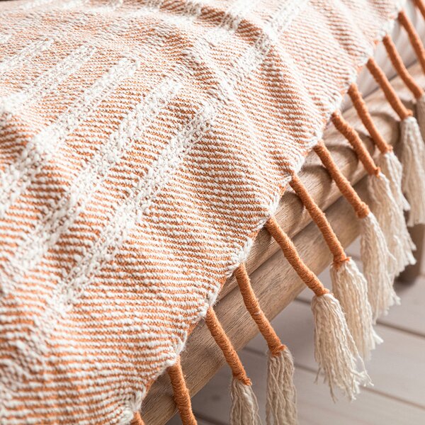 Διακοσμητικό Ριχτάρι (130x180) Gofis Home Dreadlocks Honey Brown 504/12