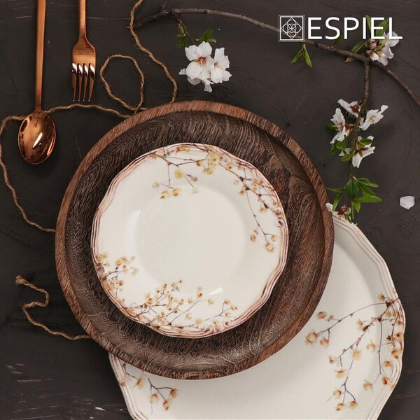 Πιάτο Φαγητού Βαθύ (Φ24) Espiel Almond RPR202K6