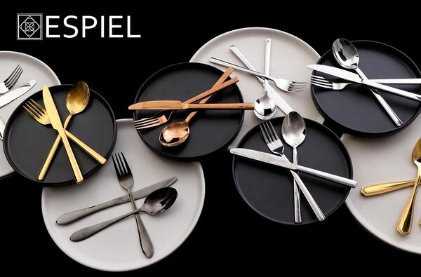 Πιάτο Φαγητού Ρηχό (Φ21) Espiel Terra Matte Black Step TLM132K6