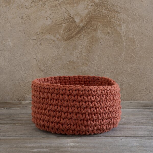 Καλάθι Αποθήκευσης (Φ28x15) Nima Panier Deep Orange