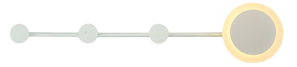 Απλίκα Τοίχου LED Με Κρεμάστρα 3 Θέσεων Aca Valentino ZM71LEDW70WH White