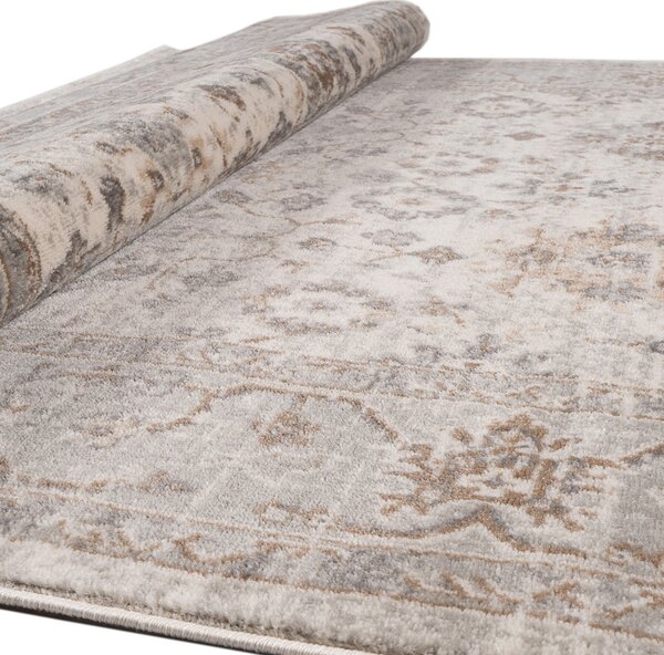 Χαλιά Κρεβατοκάμαρας (Σετ 3τμχ) Polcarpet Estia 2571 D.Grey/White
