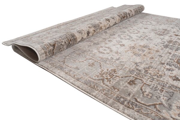 Χαλιά Κρεβατοκάμαρας (Σετ 3τμχ) Polcarpet Estia 2571 D.Grey/White