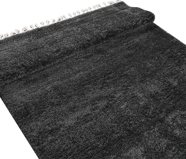 Χαλιά Κρεβατοκάμαρας (Σετ 3τμχ) Polcarpet Soft Shaggy Anthracite