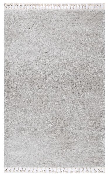 Χαλιά Κρεβατοκάμαρας (Σετ 3τμχ) Polcarpet Soft Shaggy L.Grey