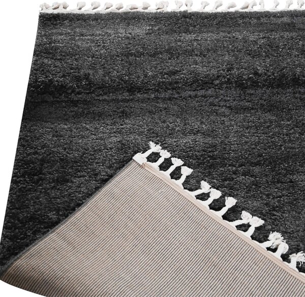 Χαλιά Κρεβατοκάμαρας (Σετ 3τμχ) Polcarpet Soft Shaggy Anthracite