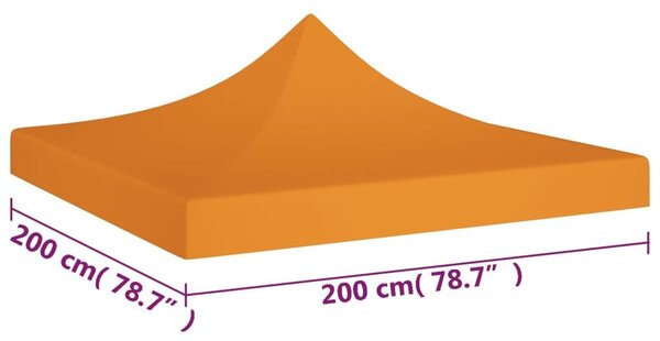 Κάλυμμα Τέντας Εκδηλώσεων Πορτοκαλί 2 x 2 μ. 270 γρ/μ² - Πορτοκαλί