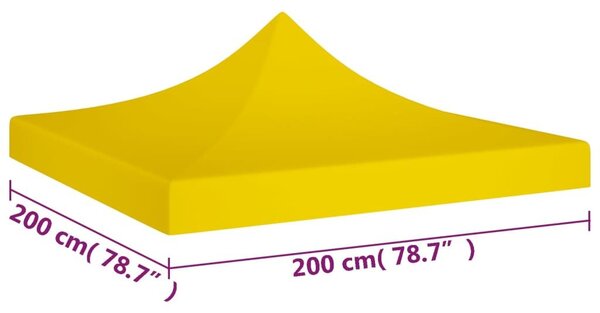 Κάλυμμα Τέντας Εκδηλώσεων Κίτρινο 2 x 2 μ. 270 γρ/μ² - Κίτρινο