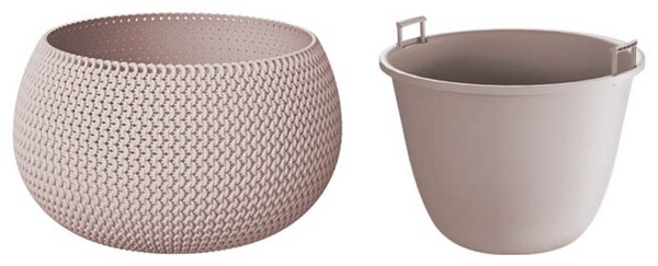 Κασπώ - Γλάστρα (Φ47.8x30) Marhome Splofy 2 Σε 1 Μόκκα 09-DKSP480-7529U