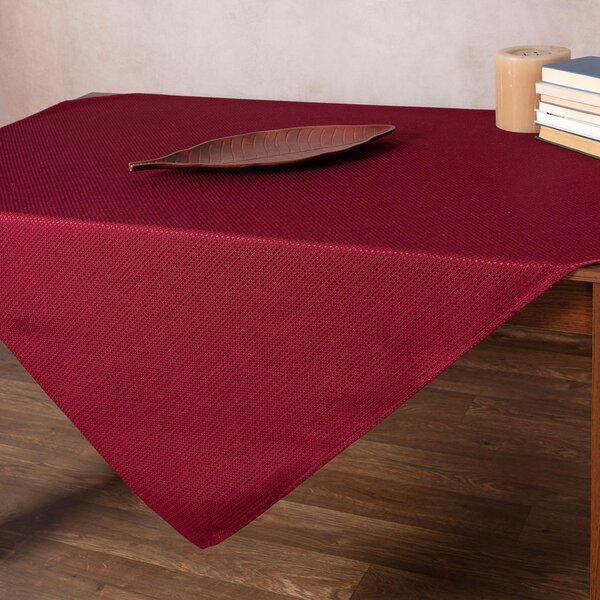 Τραπεζομάντηλο (135x135) Silk Fashion Nelly Bordeaux