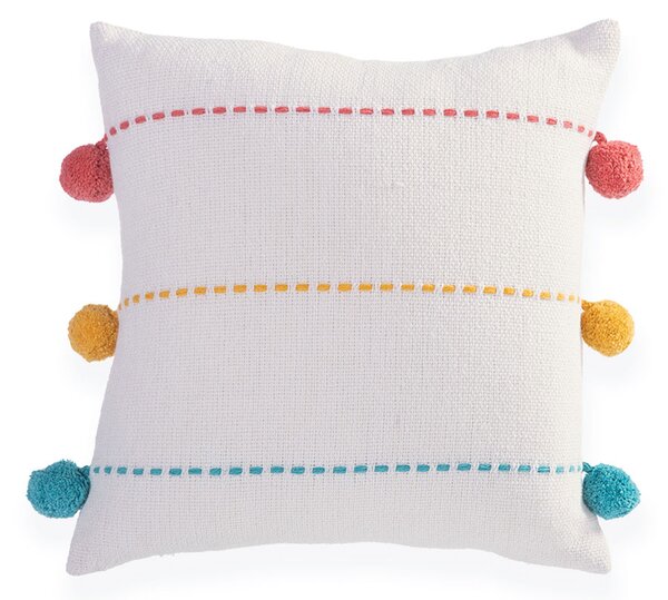 Διακοσμητικό Μαξιλάρι (35x35) Nef-Nef Homeware Line Coral/Yellow