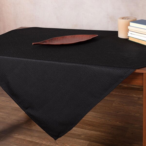 Τραπεζομάντηλο (135x135) Silk Fashion Nelly Black