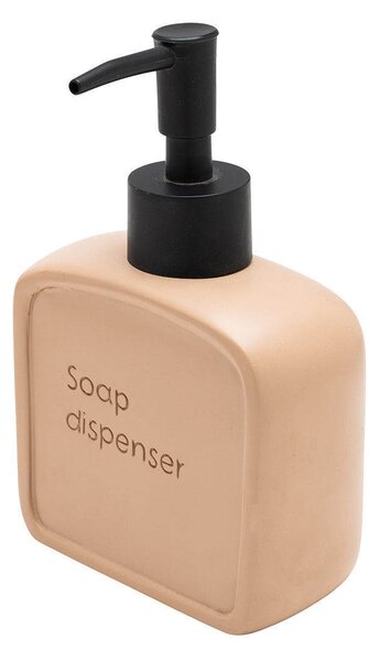 Dispenser Μπάνιου 210ml (9.5x4.6x15) Estia Text Beige 02-13417
