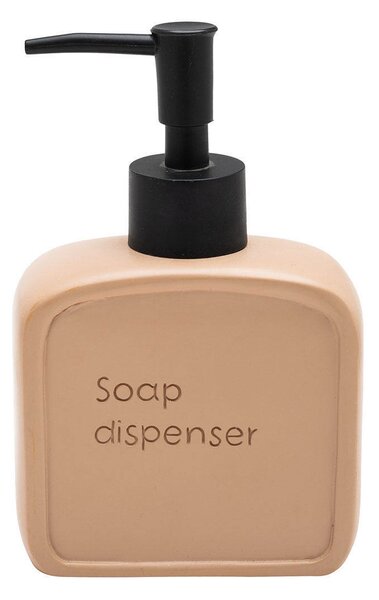 Dispenser Μπάνιου 210ml (9.5x4.6x15) Estia Text Beige 02-13417
