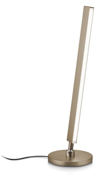 Knapstein Επιτραπέζιο φωτιστικό LED Kosma, χάλκινο εφέ, CCT, έλεγχος χειρονομιών, ρυθμιζόμενος, Μπρούτζινο / Αντικέ ορείχαλκου, Σαλόνι / τραπεζαρία, Ορείχαλκος, σύγχρονο