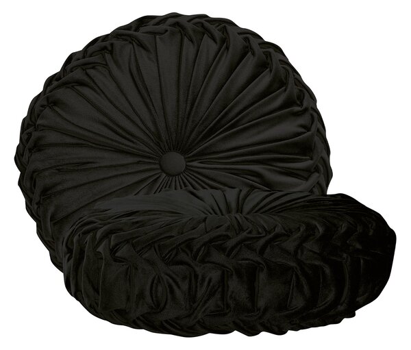 Διακοσμητικό Μαξιλάρι Βελουτέ (Φ40) Das Home Cushions 0252 Black
