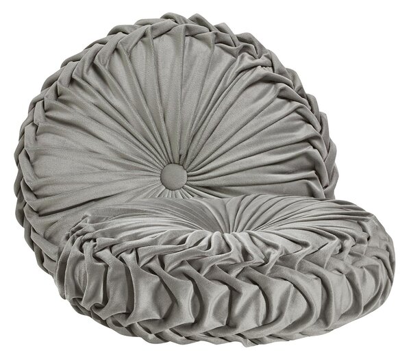 Διακοσμητικό Μαξιλάρι Βελουτέ (Φ40) Das Home Cushions 0251 Grey