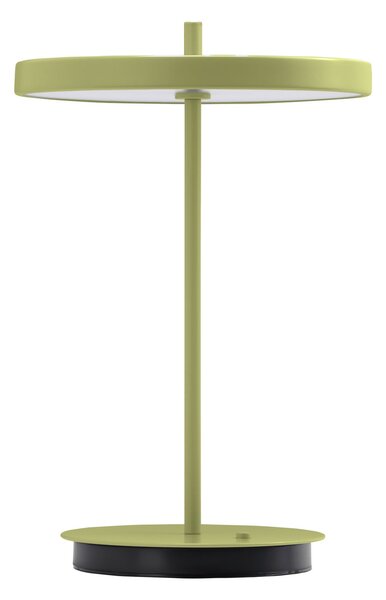 UMAGE Επαναφορτιζόμενη επιτραπέζια λάμπα LED Asteria Move olive green uni, 31cm, ρυθμιζόμενος, Πράσινο, Σαλόνι / τραπεζαρία, Μέταλλο, σχεδιασμός