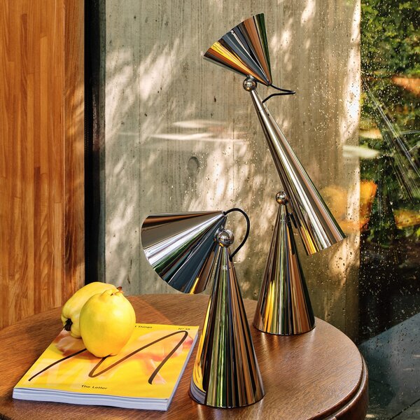 Tom Dixon LED επιτραπέζια λάμπα Pose Task Light, ασημί, ρυθμιζόμενος, Μεταλλικό, Σαλόνι / τραπεζαρία, Πλαστικό, σχεδιασμός