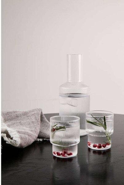 Ferm LIVING - Ripple Carafe Clear ferm LIVING