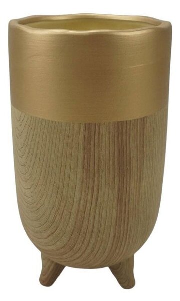 Διακοσμητικό Βάζο 27εκ. Oriana Ferelli Gold Walnut LT3713