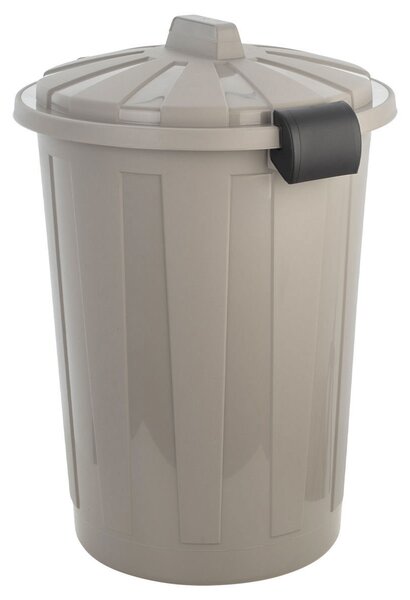 Κάδος Απορριμμάτων (Φ45x64.5) Homely 60lt Γκρι 01-23201