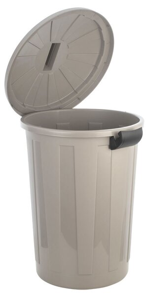 Κάδος Απορριμμάτων (Φ45x64.5) Homely 60lt Γκρι 01-23201