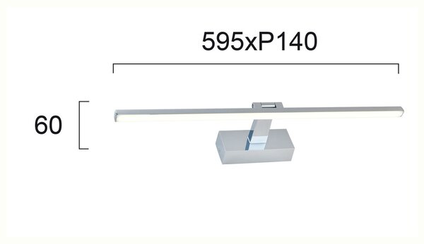 Φωτιστικό Μπάνιου LED Viokef Jasper 4234900