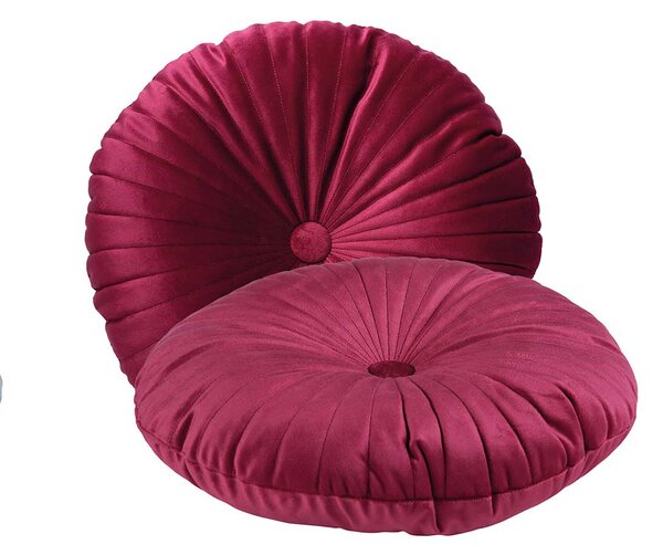 Διακοσμητικό Μαξιλάρι Βελουτέ (Φ38) Das Home Cushions 0268 Bordeaux