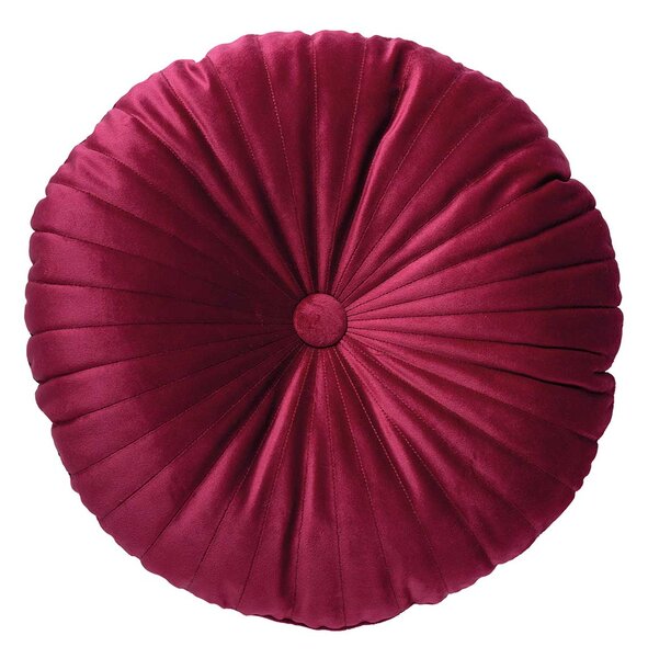Διακοσμητικό Μαξιλάρι Βελουτέ (Φ38) Das Home Cushions 0268 Bordeaux
