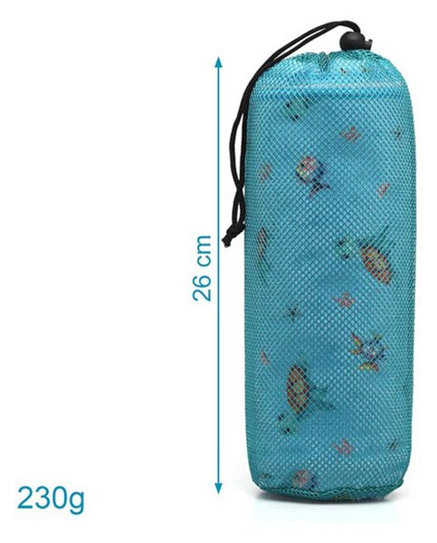 Παιδική Πετσέτα Θαλάσσης Microfiber (75x150) Kiokids Tortuga Σιέλ 4359