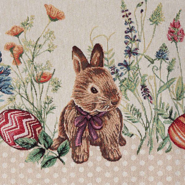 Πασχαλινό Τραπεζομάντηλο (140x180) Silk Fashion Easter Dots
