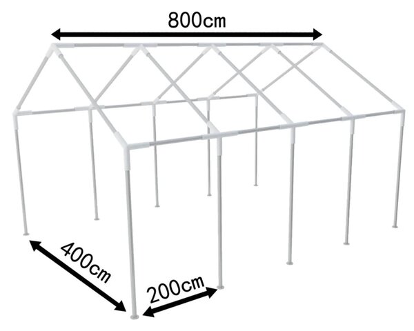 Μεταλλικό Πλαίσιο για Τέντα Συνεστιάσεων 8 x 4 m