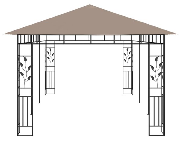 Κιόσκι με Αντικουνουπικό Δίχτυ Taupe 6x3x2,73 μ. / 180 γρ./μ² - Μπεζ-Γκρι