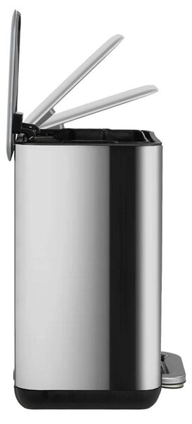 Κάδος Απορριμμάτων Μπάνιου (24.1x21.3x31.6) Estia 6lt Cubic Ίνοξ 02-20934