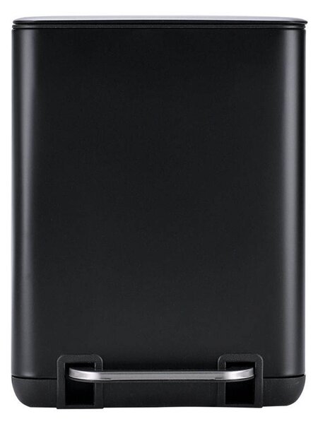 Κάδος Απορριμμάτων Μπάνιου (24.1x21.3x31.6) Estia 6lt Soft Close Μαύρο 02-20941